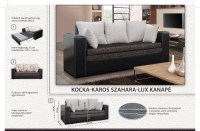 Kockakaros Szahara LUX kanapé